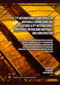 Vorderes Coverbild The 7th International Conference on Materials Engineering and Applications & 9th International Conference on Building Materials and Construction