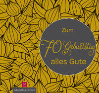 Vorderes Coverbild Zum 70. Geburtstag alles Gute
