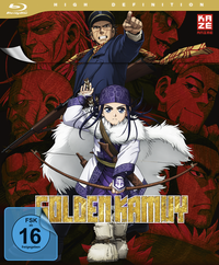 Vorderes Coverbild Golden Kamuy - Gesamtausgabe - Staffel 1 & 2 - Blu-ray Box (4 Blu-rays)