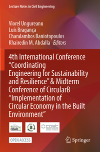 Vorderes Coverbild 4th International Conference "Coordinating Engineering for Sustainability and Resilience" & Midterm Conference of CircularB “Implementation of Circular Economy in the Built Environment”