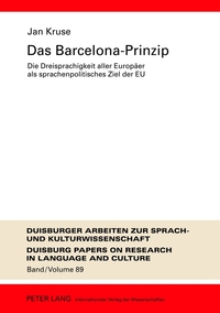 Vorderes Coverbild Das Barcelona-Prinzip