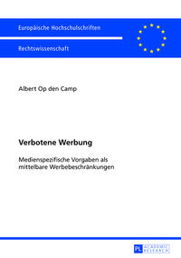 Vorderes Coverbild Verbotene Werbung