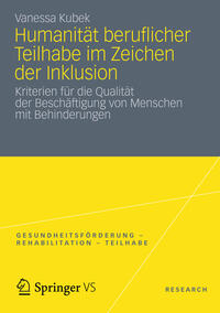 Vorderes Coverbild Humanität beruflicher Teilhabe im Zeichen der Inklusion