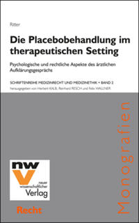 Vorderes Coverbild Die Placebobehandlung im therapeutischen Setting