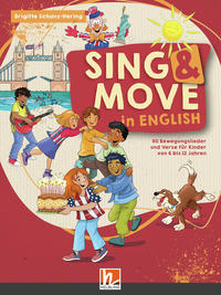 Vorderes Coverbild Sing & Move in English. Liederbuch