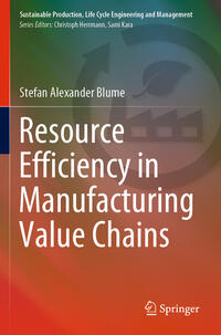 Vorderes Coverbild Resource Efficiency in Manufacturing Value Chains