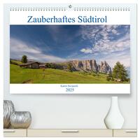 Vorderes Coverbild Zauberhaftes Südtirol (hochwertiger Premium Wandkalender 2025 DIN A2 quer), Kunstdruck in Hochglanz