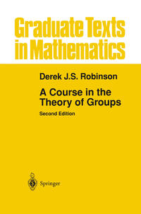 Vorderes Coverbild A Course in the Theory of Groups