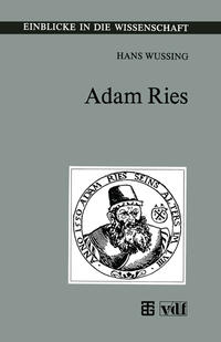 Vorderes Coverbild Adam Ries