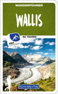 Vorderes Coverbild Kümmerly+Frey Wanderführer Wallis