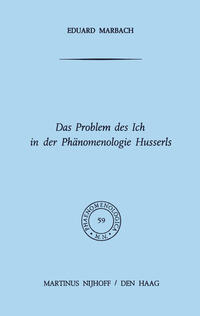 Vorderes Coverbild Das Problem des Ich in der Phänomenologie Husserls
