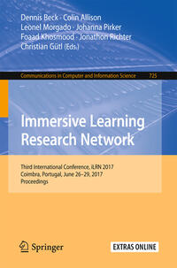 Vorderes Coverbild Immersive Learning Research Network