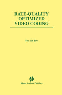Vorderes Coverbild Rate-Quality Optimized Video Coding