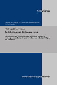 Vorderes Coverbild Besitzbetrug und Besitzerpressung