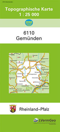 Vorderes Coverbild TK25 6110 Gemünden