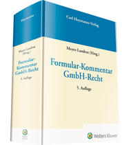 Vorderes Coverbild Formular-Kommentar GmbH-Recht