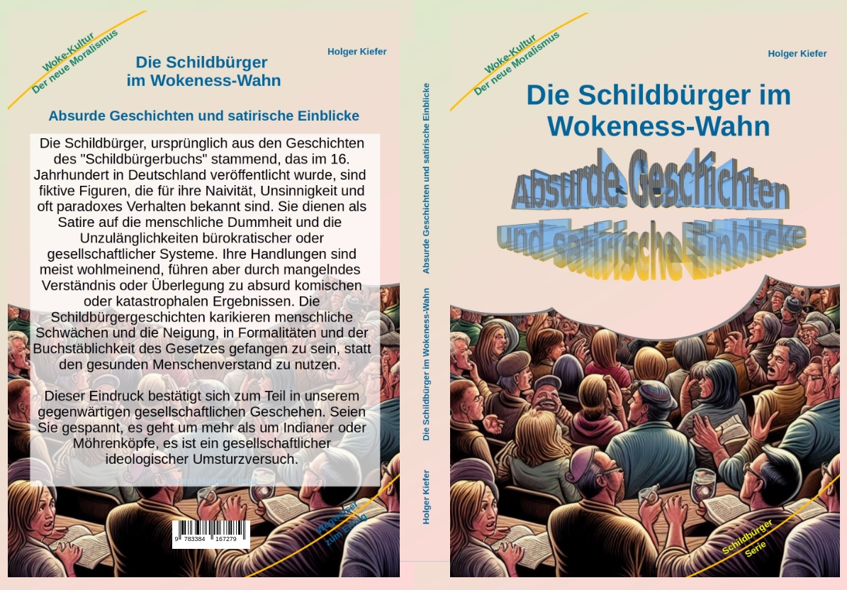 Gesamtes Coverbild Die Schildbürger im Wokeness-Wahn