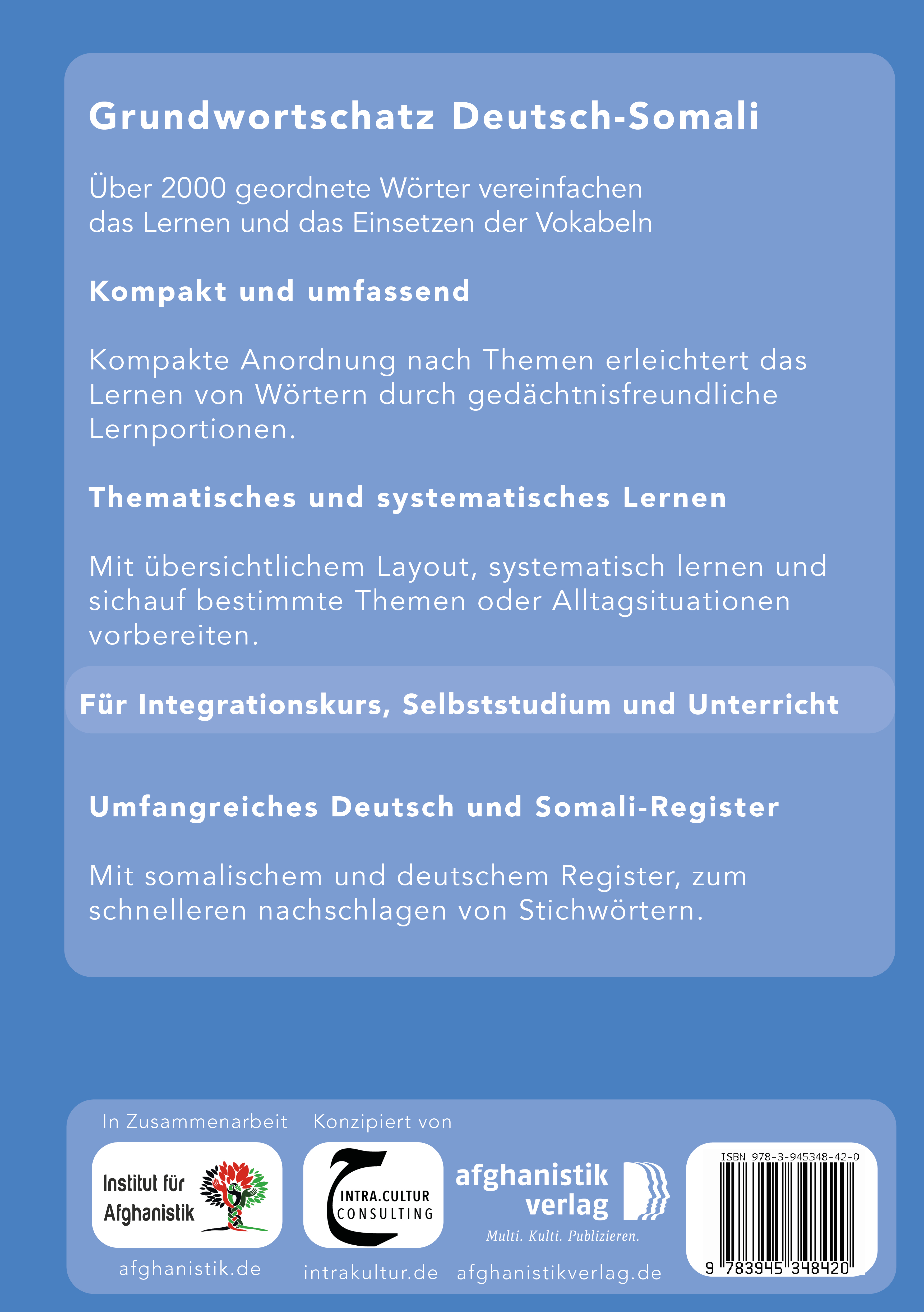 Rückseitencover Somali Grundwortschatz