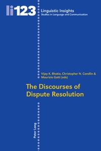 Vorderes Coverbild The Discourses of Dispute Resolution