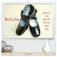 Vorderes Coverbild Schuhe - Schritt für Schritt durch das Jahr (hochwertiger Premium Wandkalender 2025 DIN A2 quer), Kunstdruck in Hochglanz