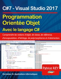 Vorderes Coverbild Programmation orientee objet avec C#7