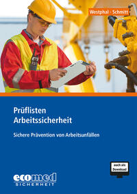 Vorderes Coverbild Prüflisten Arbeitssicherheit