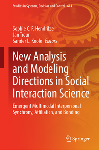 Vorderes Coverbild New Analysis and Modeling Directions in Social Interaction Science