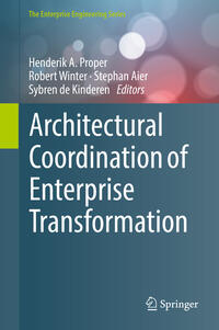 Vorderes Coverbild Architectural Coordination of Enterprise Transformation