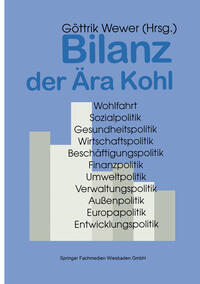 Vorderes Coverbild Bilanz der Ära Kohl
