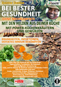 Vorderes Coverbild Bei bester Gesundheit - OHNE MEDIKAMENTE! - Mit den HELDEN aus deiner Küche: Mit POWER-KÜCHENKRÄUTERN und GEWÜRZEN - Krankheiten, Infektionen, defektes Immun bekämpfen