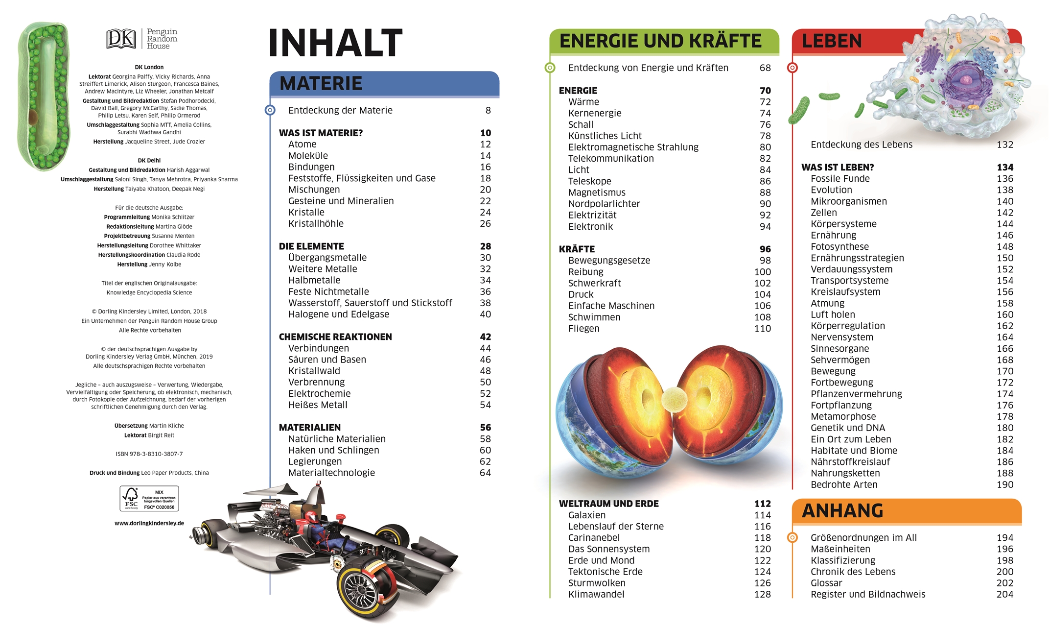 Beispielinhalt (Bild) DK Wissen. Natur & Technik
