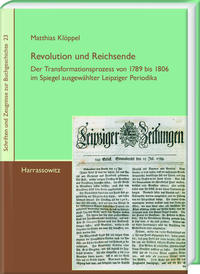 Vorderes Coverbild Revolution und Reichsende