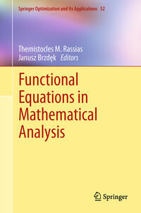Vorderes Coverbild Functional Equations in Mathematical Analysis