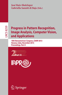 Vorderes Coverbild Progress in Pattern Recognition, Image Analysis, Computer Vision, and Applications