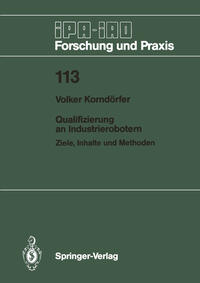 Vorderes Coverbild Qualifizierung an Industrierobotern