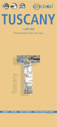 Vorderes Coverbild Tuscany, Toskana, Borch Map