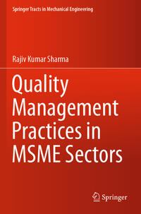 Vorderes Coverbild Quality Management Practices in MSME Sectors