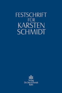 Vorderes Coverbild Festschrift für Karsten Schmidt