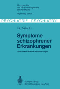 Vorderes Coverbild Symptome schizophrener Erkrankungen