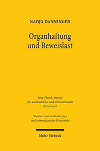 Vorderes Coverbild Organhaftung und Beweislast