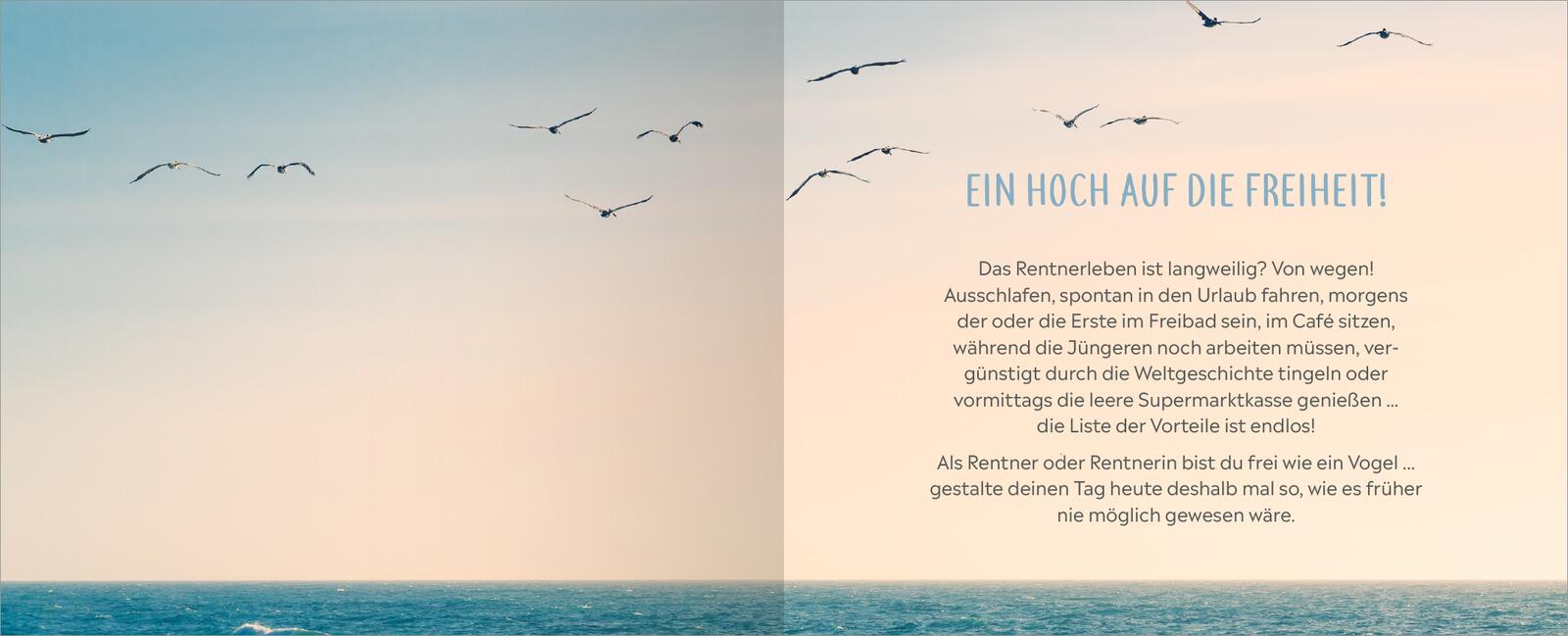 Beispielinhalt (Bild) Herzlichen Glückwunsch zum Ruhestand