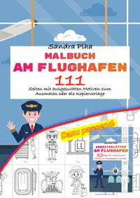 Vorderes Coverbild KitaFix Malbuch Am Flughafen