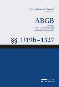 Vorderes Coverbild Großkommentar zum ABGB - Klang Kommentar