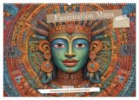 Vorderes Coverbild Faszination Maya: Einblicke in eine versunkene Welt (Wandkalender 2025 DIN A2 quer), CALVENDO Monatskalender