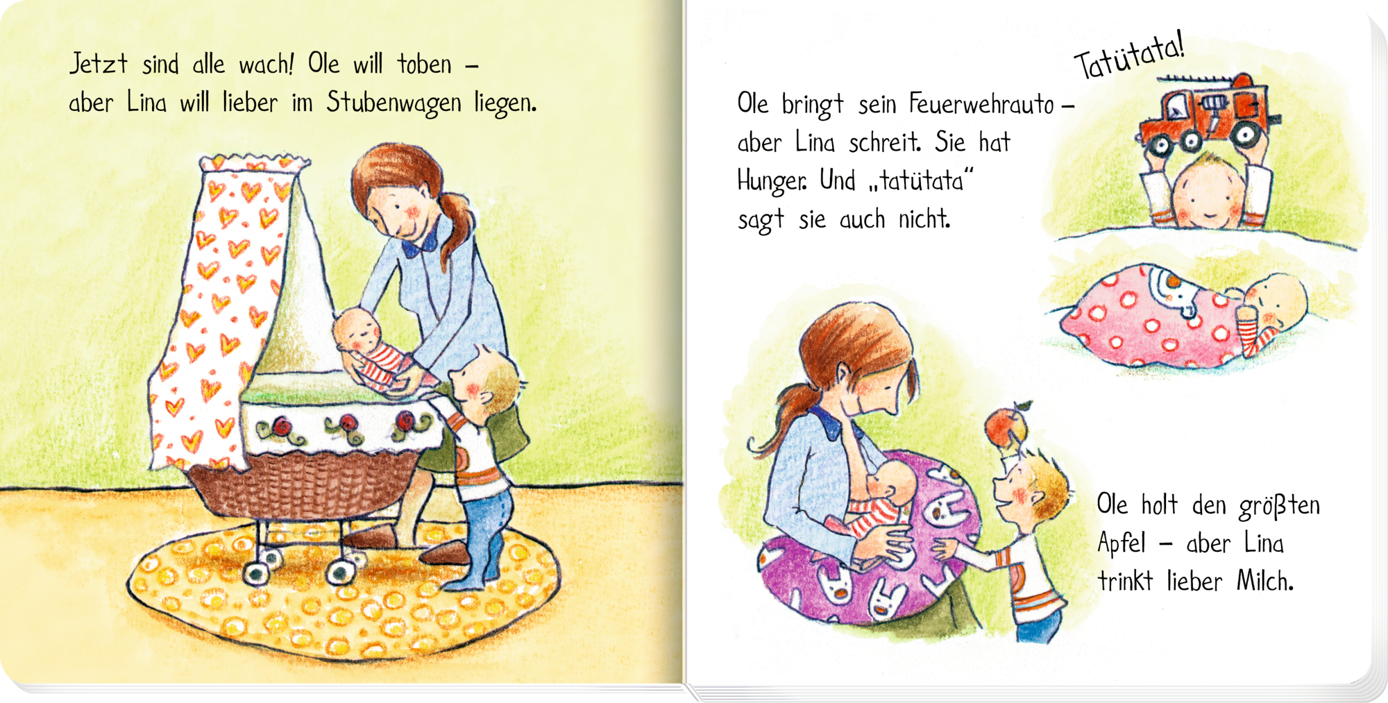 Beispielinhalt (Bild) Hallo, kleines Geschwisterchen