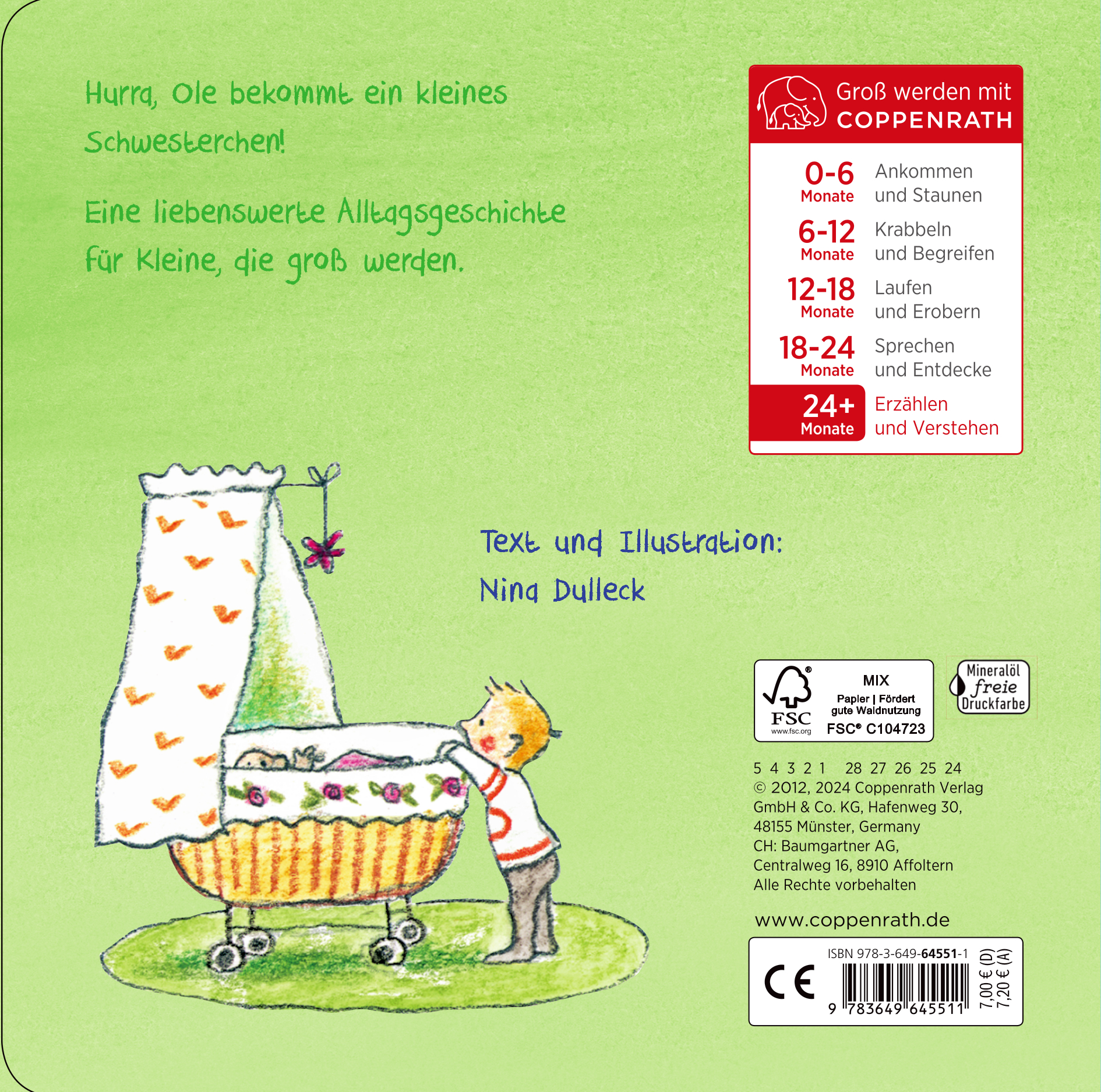 Rückseitencover Hallo, kleines Geschwisterchen