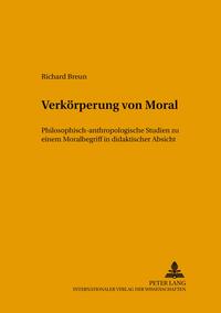 Vorderes Coverbild Verkörperung von Moral