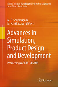 Vorderes Coverbild Advances in Simulation, Product Design and Development