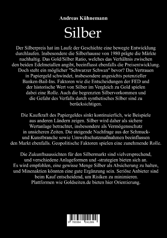 Rückseitencover Silber