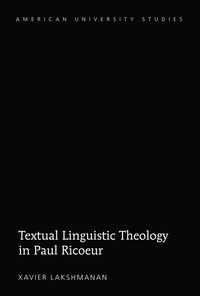 Vorderes Coverbild Textual Linguistic Theology in Paul Ricœur